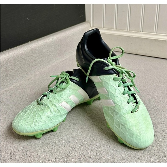 Adidas Mint Green Soccer Shoes - Picture 1 of 11
